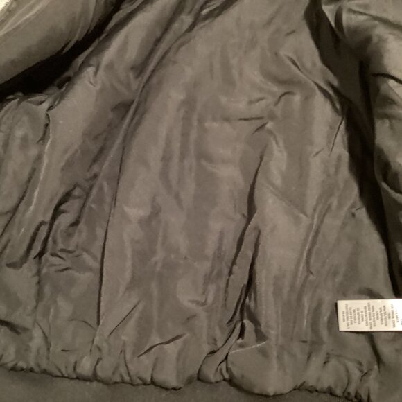 POLOGEORGIS Varsity Style 100% Genuine Shearling Fur Jacket - Picture 5 of 6